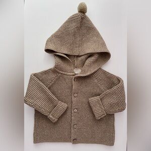 Rylee + Cru 12-18M knit hooded sweater
